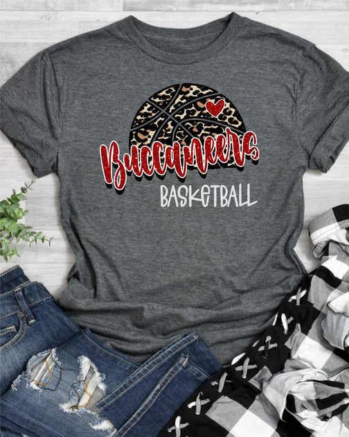 Buccaneers Basketball Leopard Print DTF Transfer – Rustic Grace