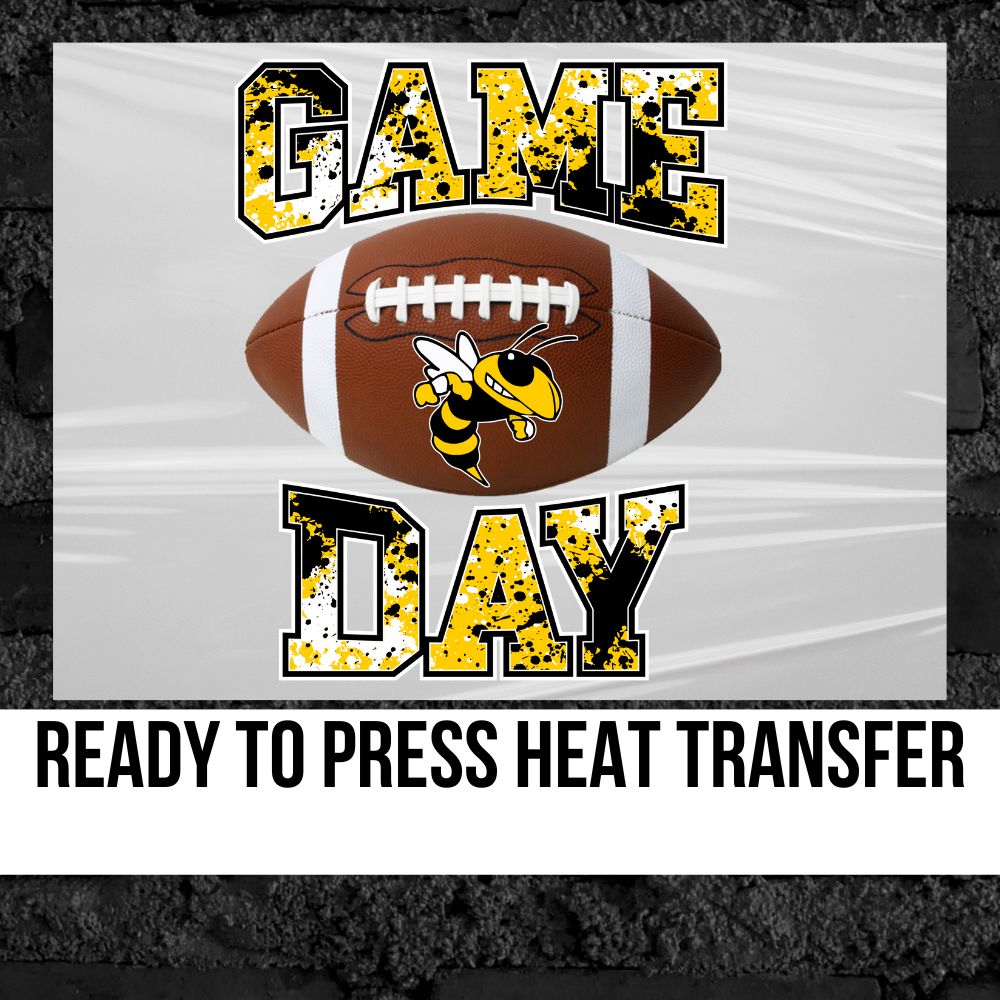 Game Day Yellow Jackets Football DTF Transfer – Rustic Grace Heat Transfer  Company