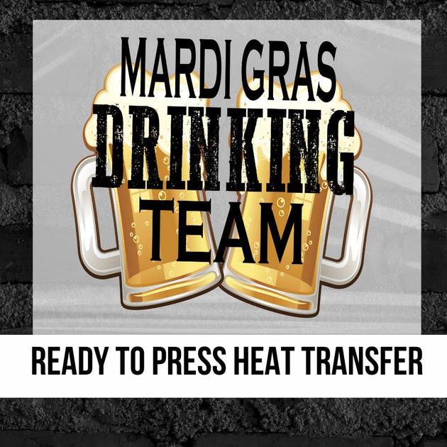 mardi gras drinking team