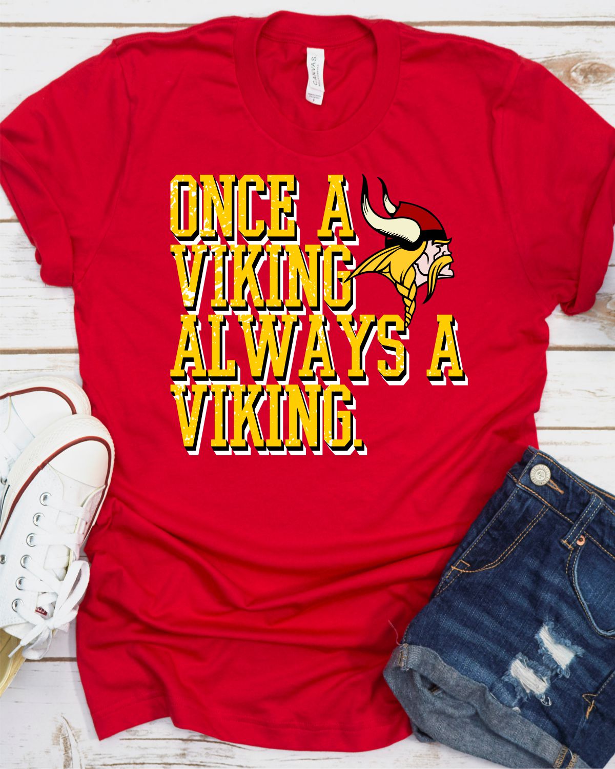 Vikings Football Mascot DTF Transfer – Rustic Grace Heat Transfer Company