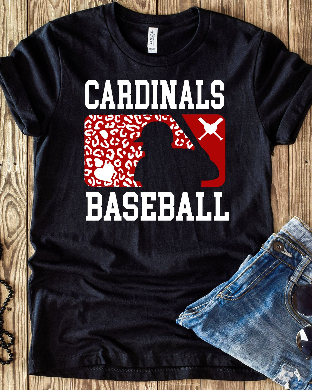 Cardinals Leopard Baseball Year DTF Transfer