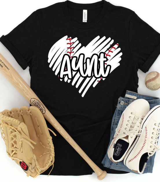 Custom Name Baseball Scribble Heart Transfer – Rustic Grace Heat