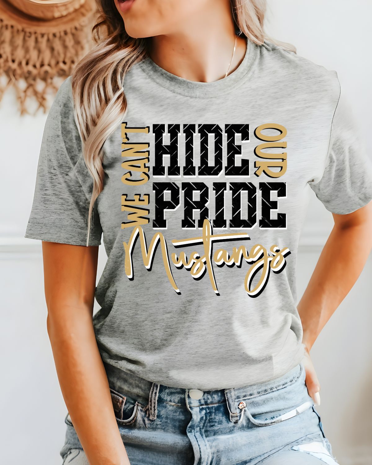 We Can't Hide Pride Mustangs DTF Transfer