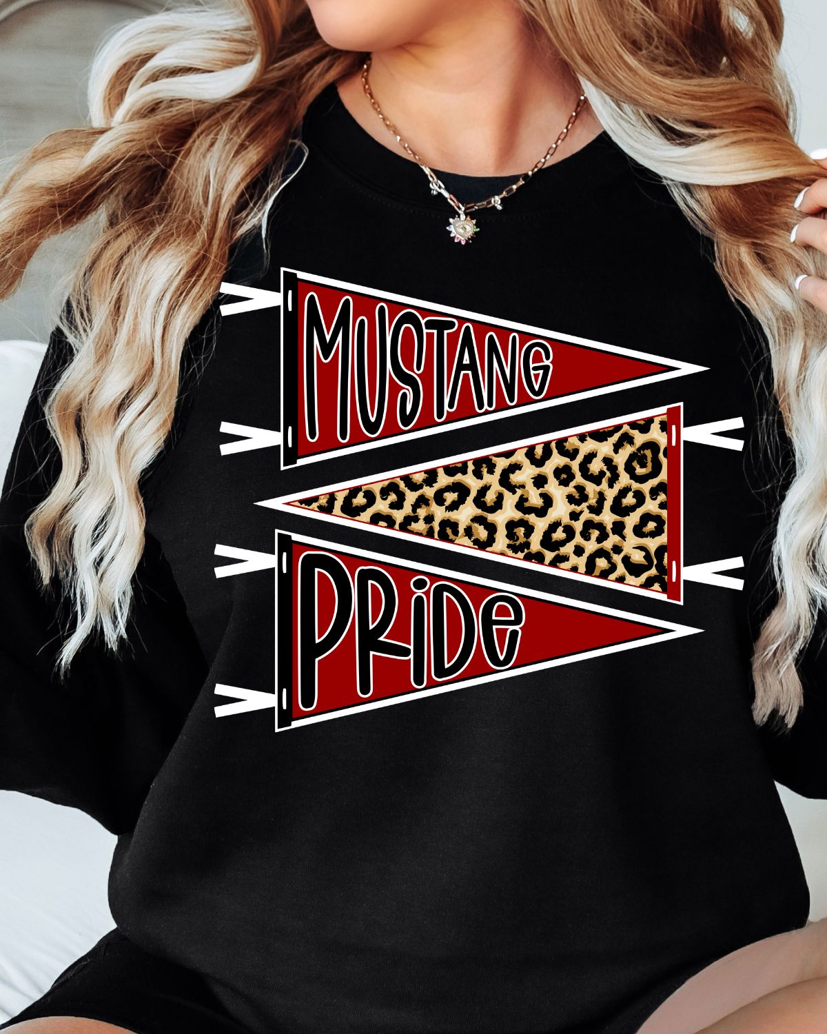 Mustang Pride Pennant DTF Transfer