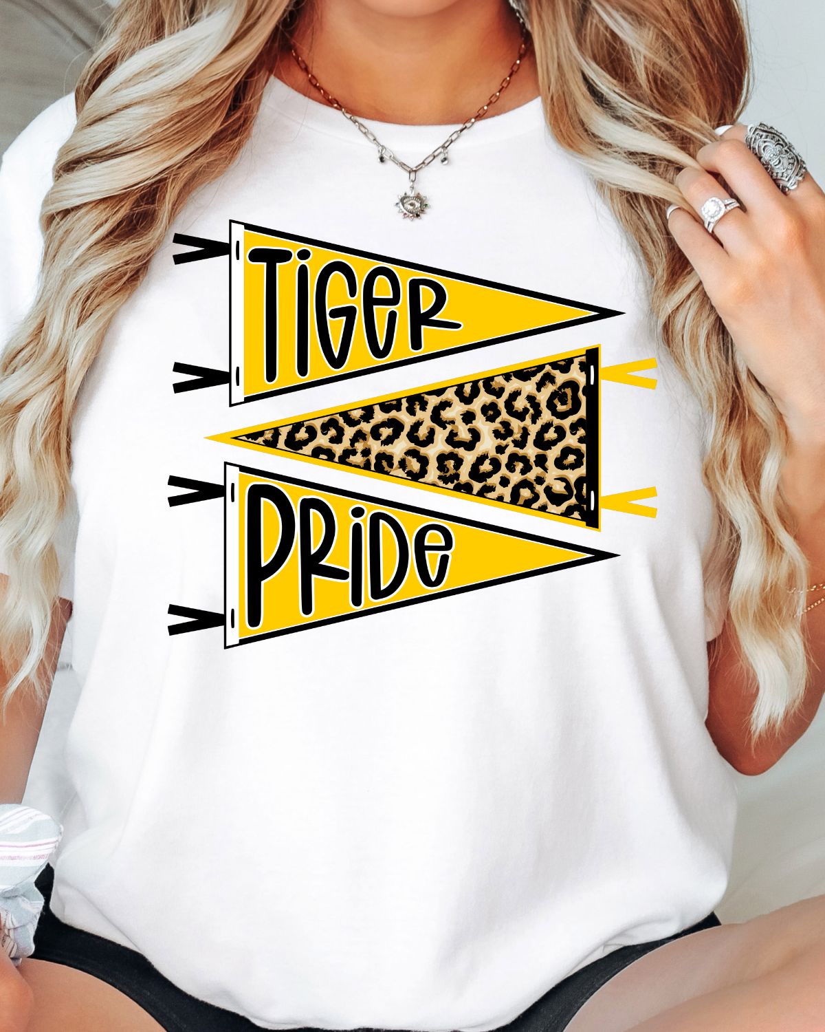 Tiger Pride Pennants DTF Transfer