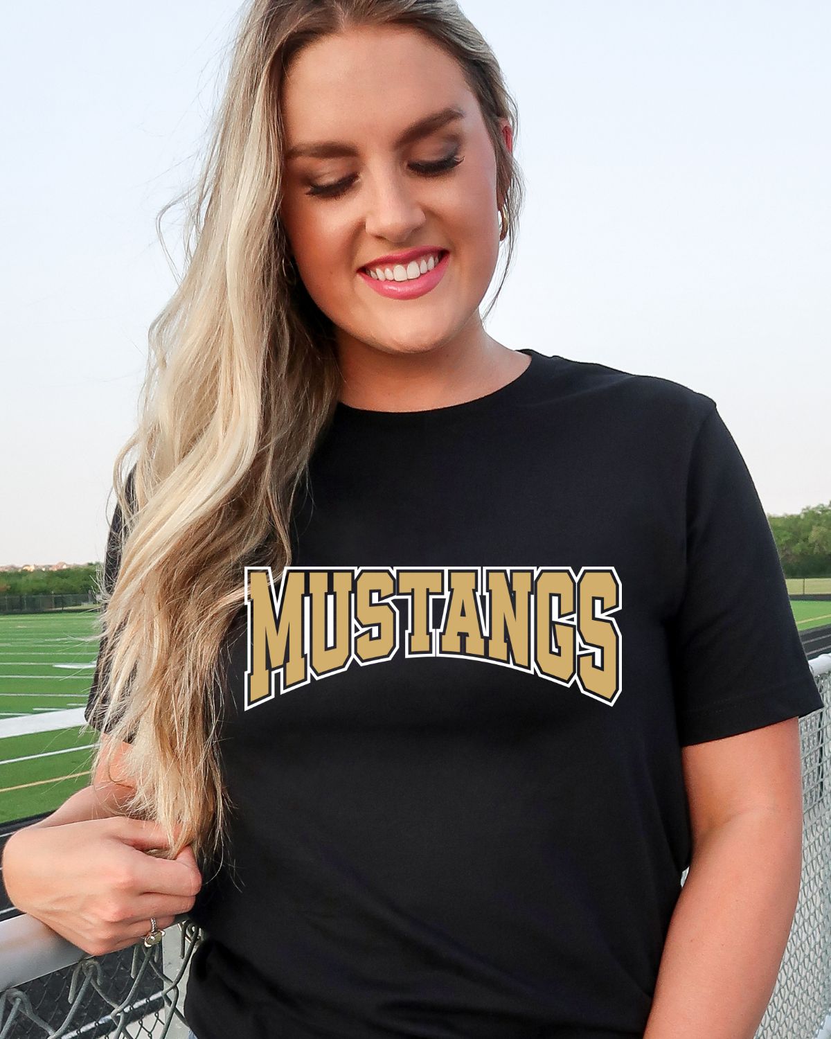 Mustangs Arch Word DTF Transfer