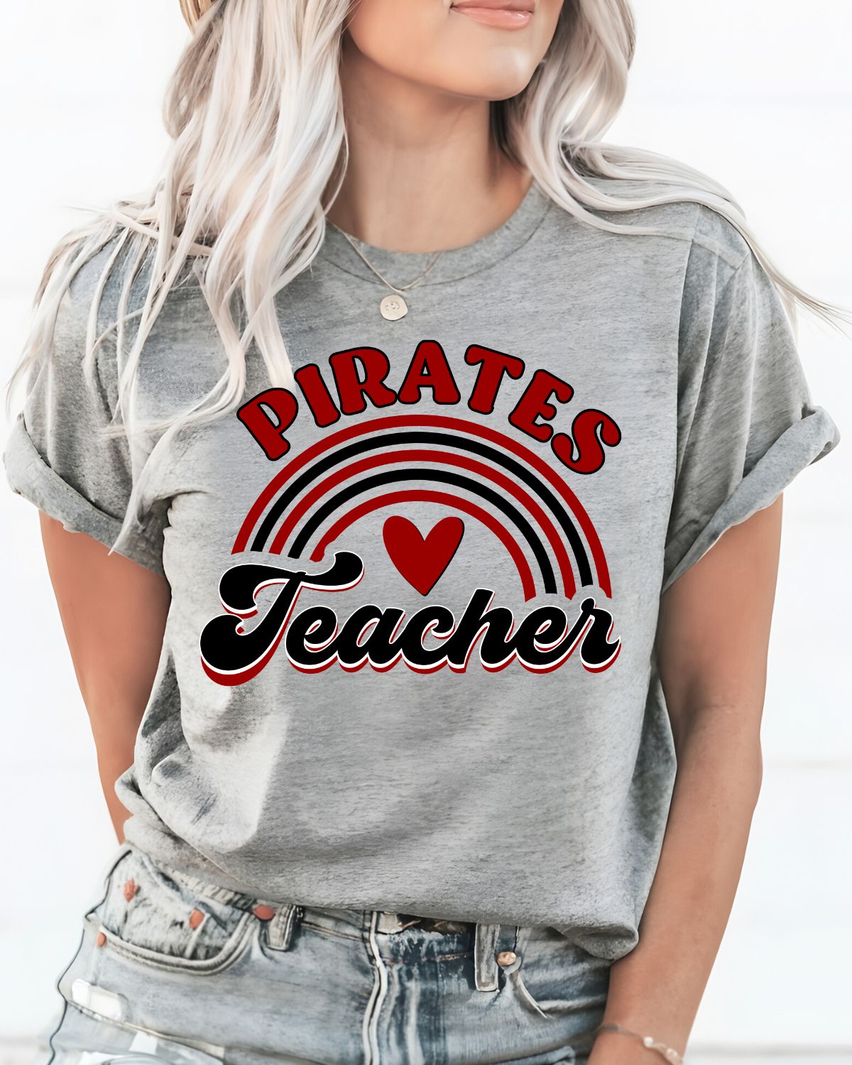 Pirates Teacher Rainow DTF Transfer