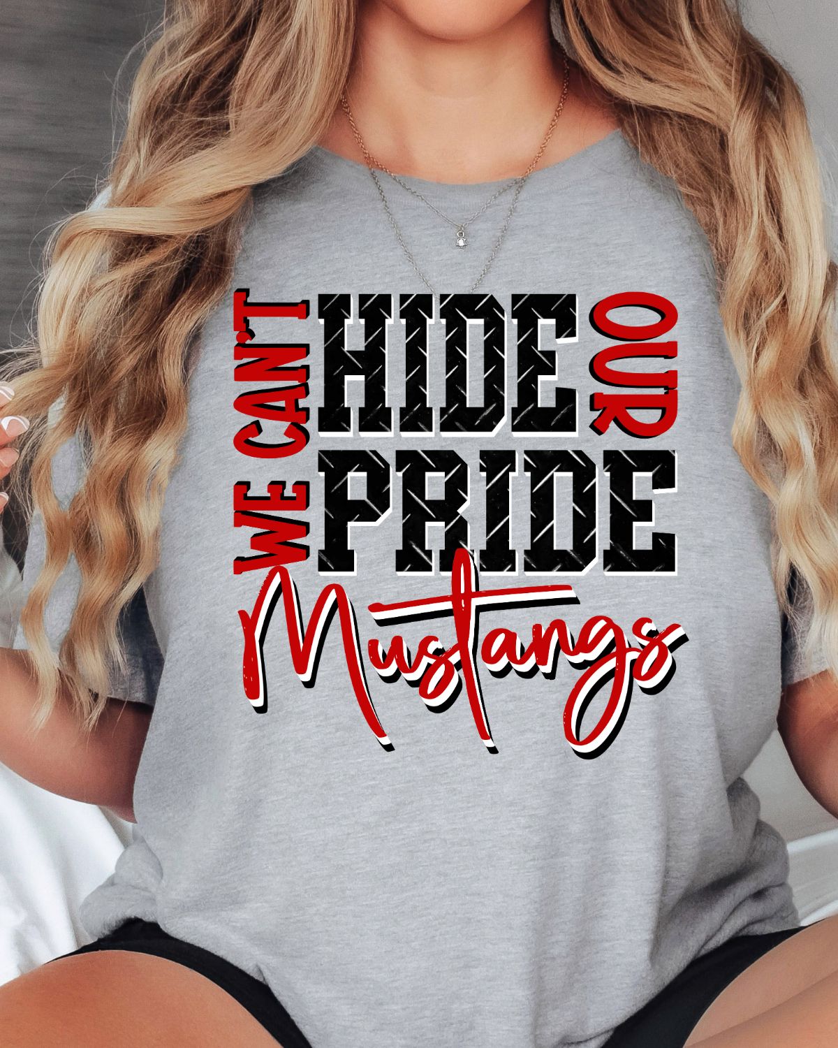 We Can't Hide Pride Mustangs DTF Transfer