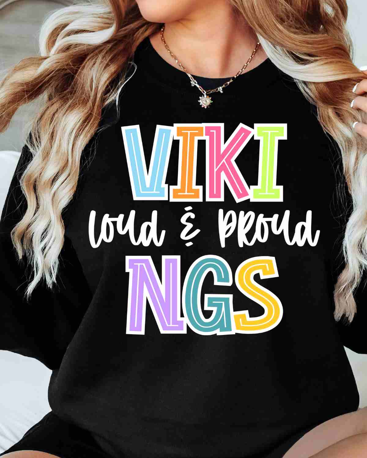 Vikings Loud and Proud Colorful DTF Transfer