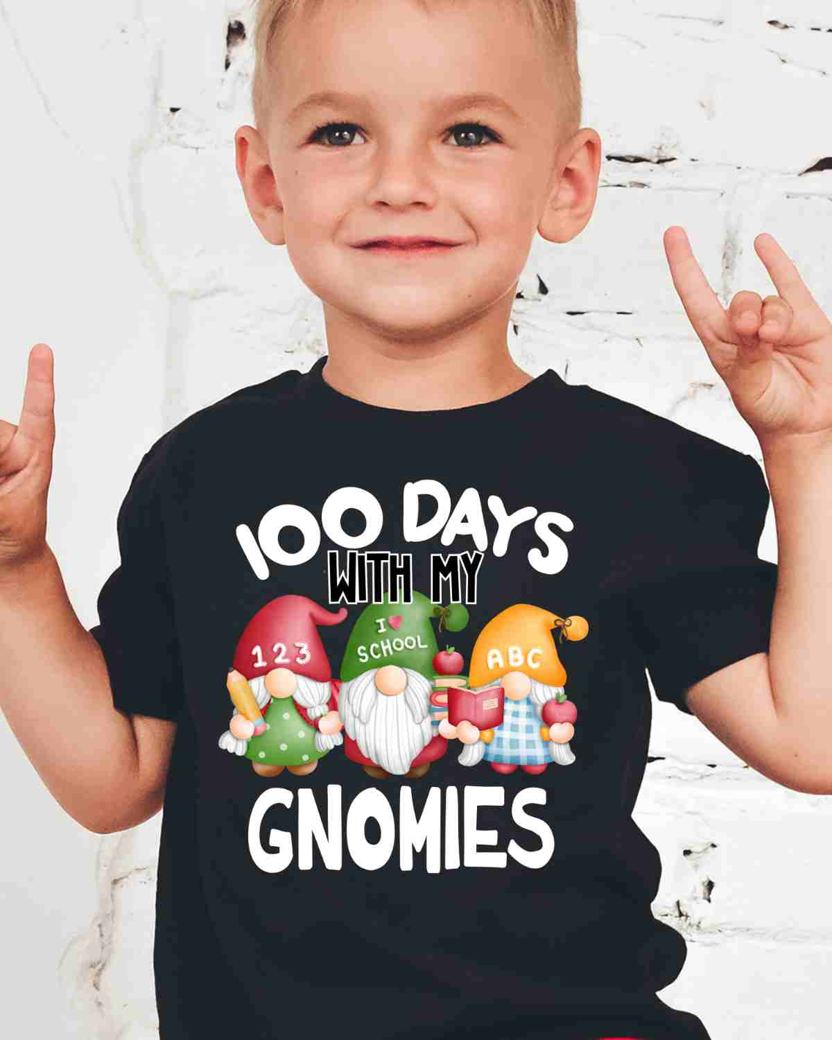 100 Days with my Gnomies DTF Transfer