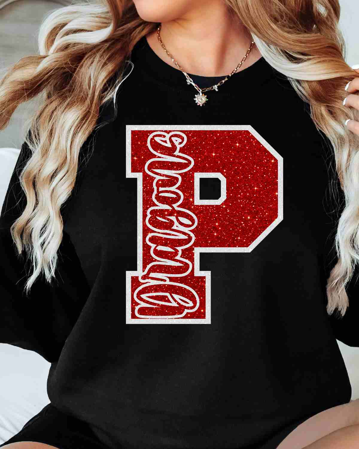 Purcell Dragons Glitter Letter DTF Transfer