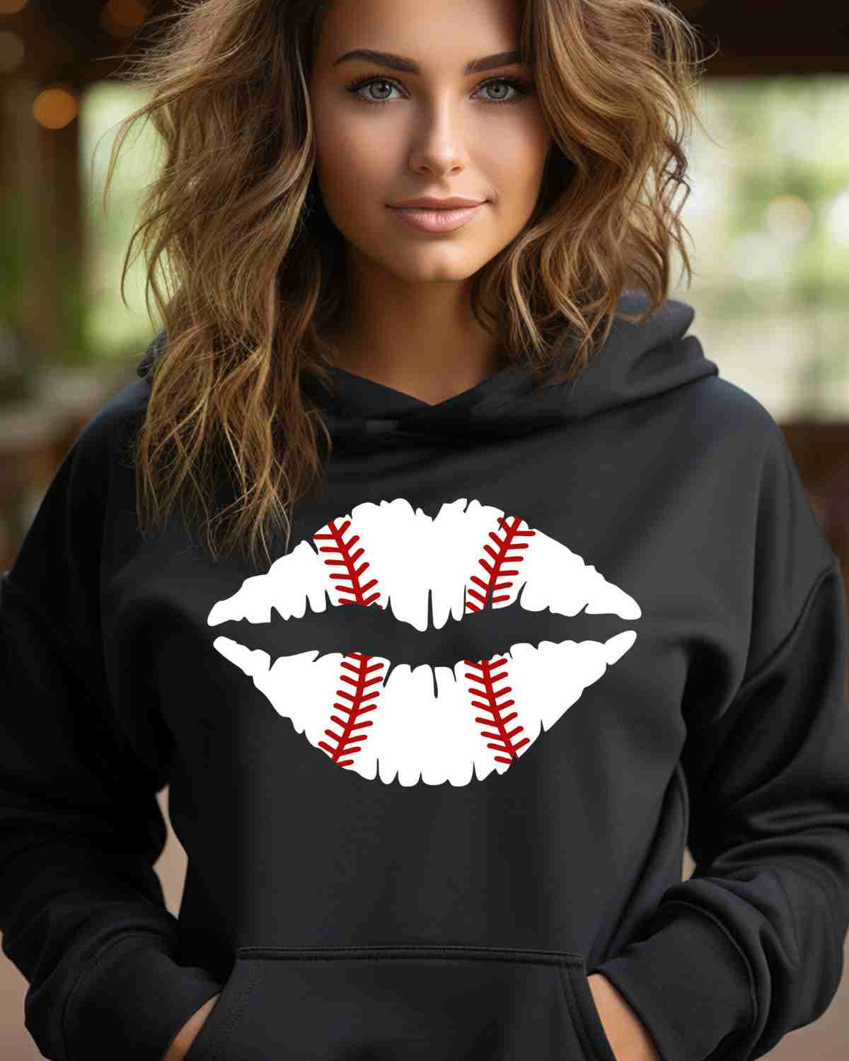 Baseball Lips DTF Transfer