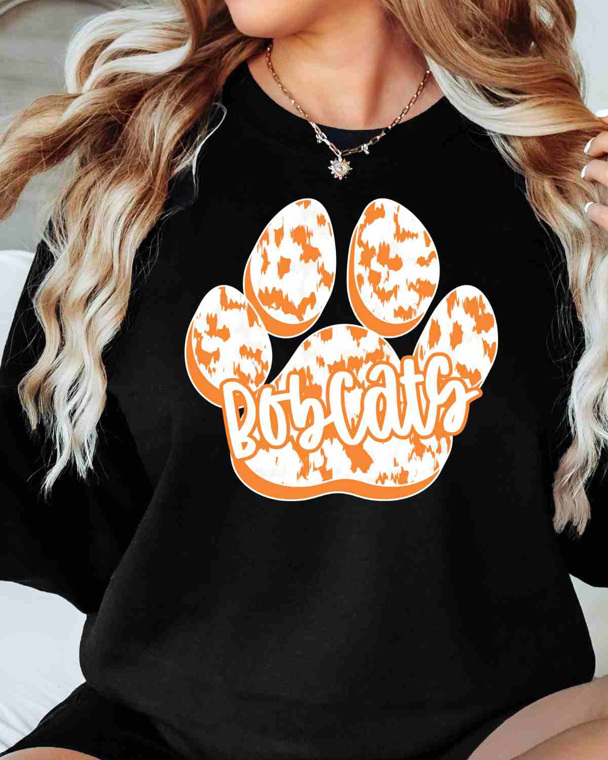 Bobcats Leopard Paw Print DTF Transfer