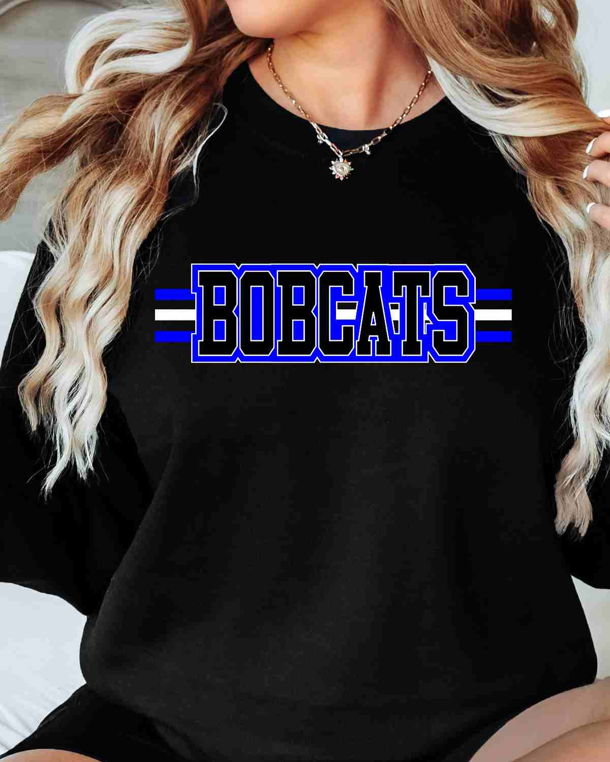 Bobcats Word with Lines DTF Transfer