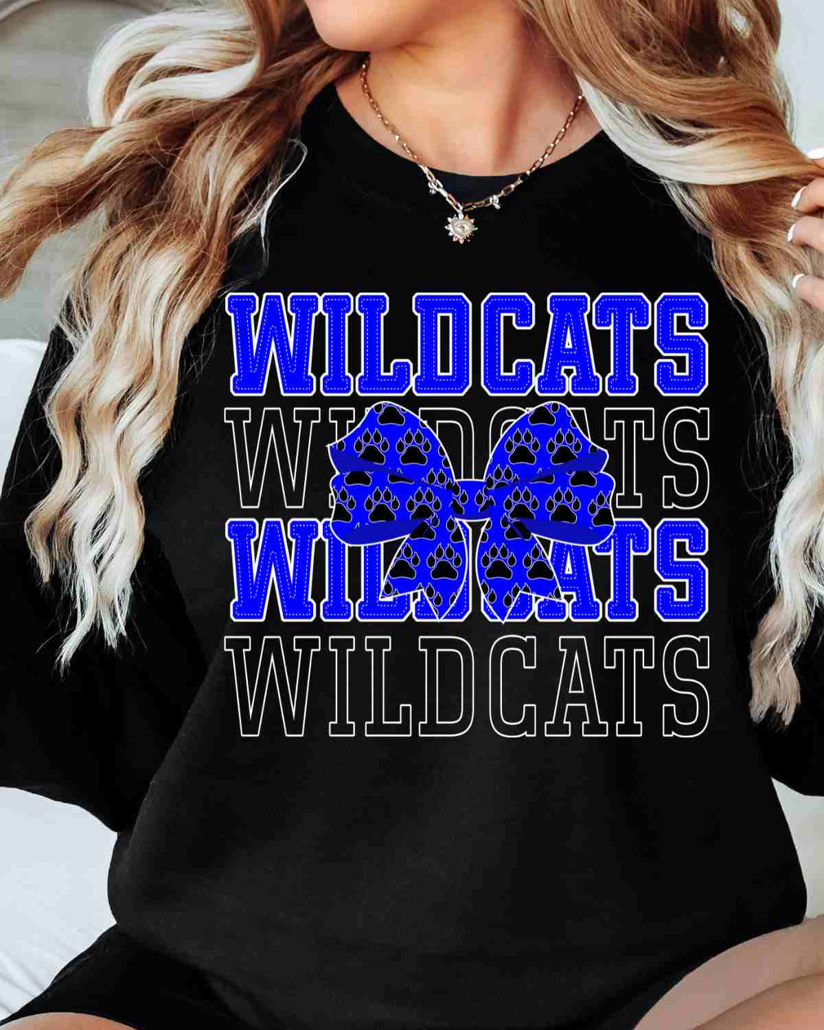 Wildcats Repeating Bow DTF Transfer