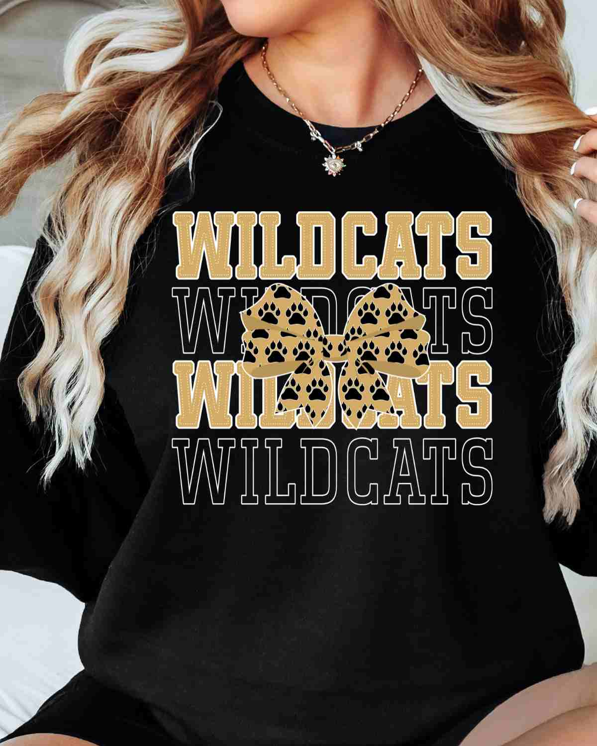 Wildcats Repeating Bow DTF Transfer