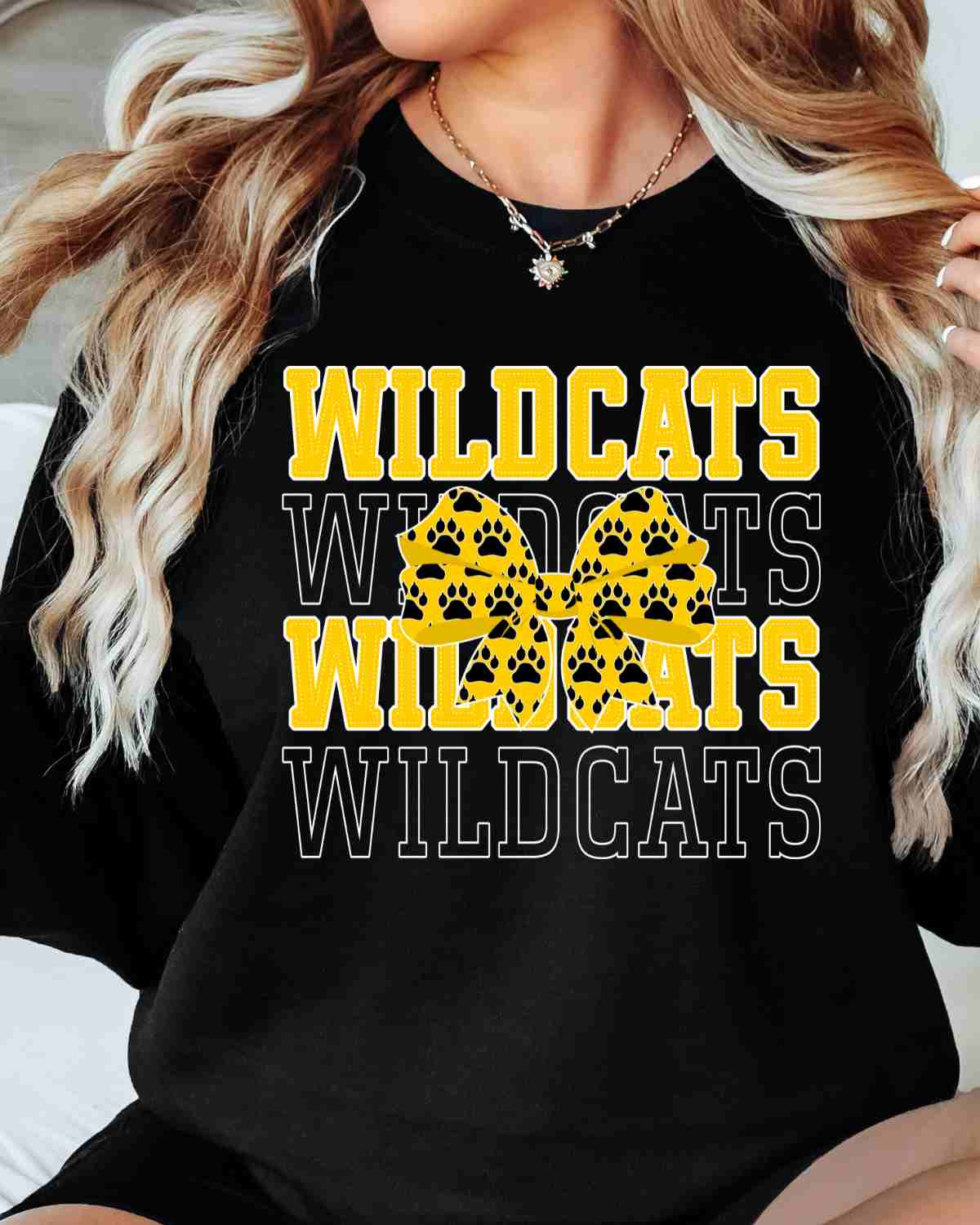 Wildcats Repeating Bow DTF Transfer