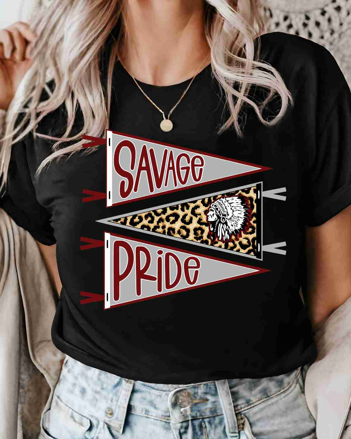 Savage Pride Pennants DTF Transfer