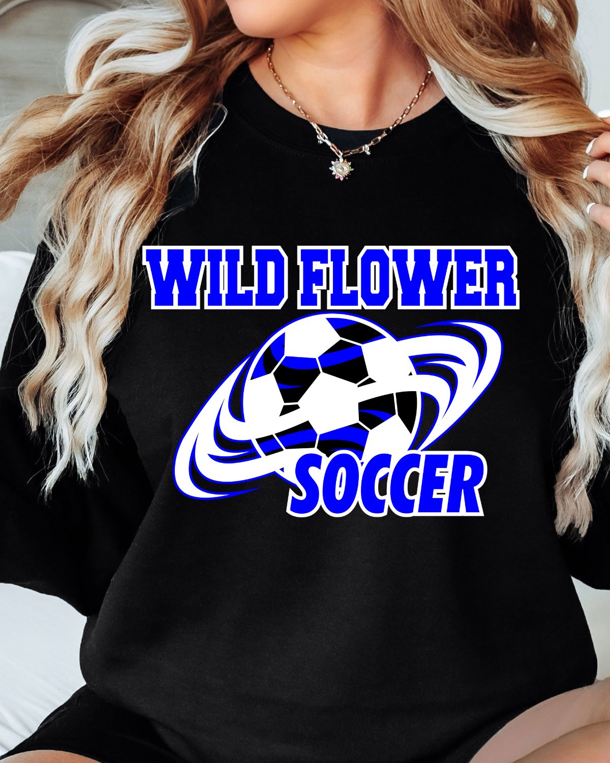 Wild Flower Soccer Ball DTF Transfer