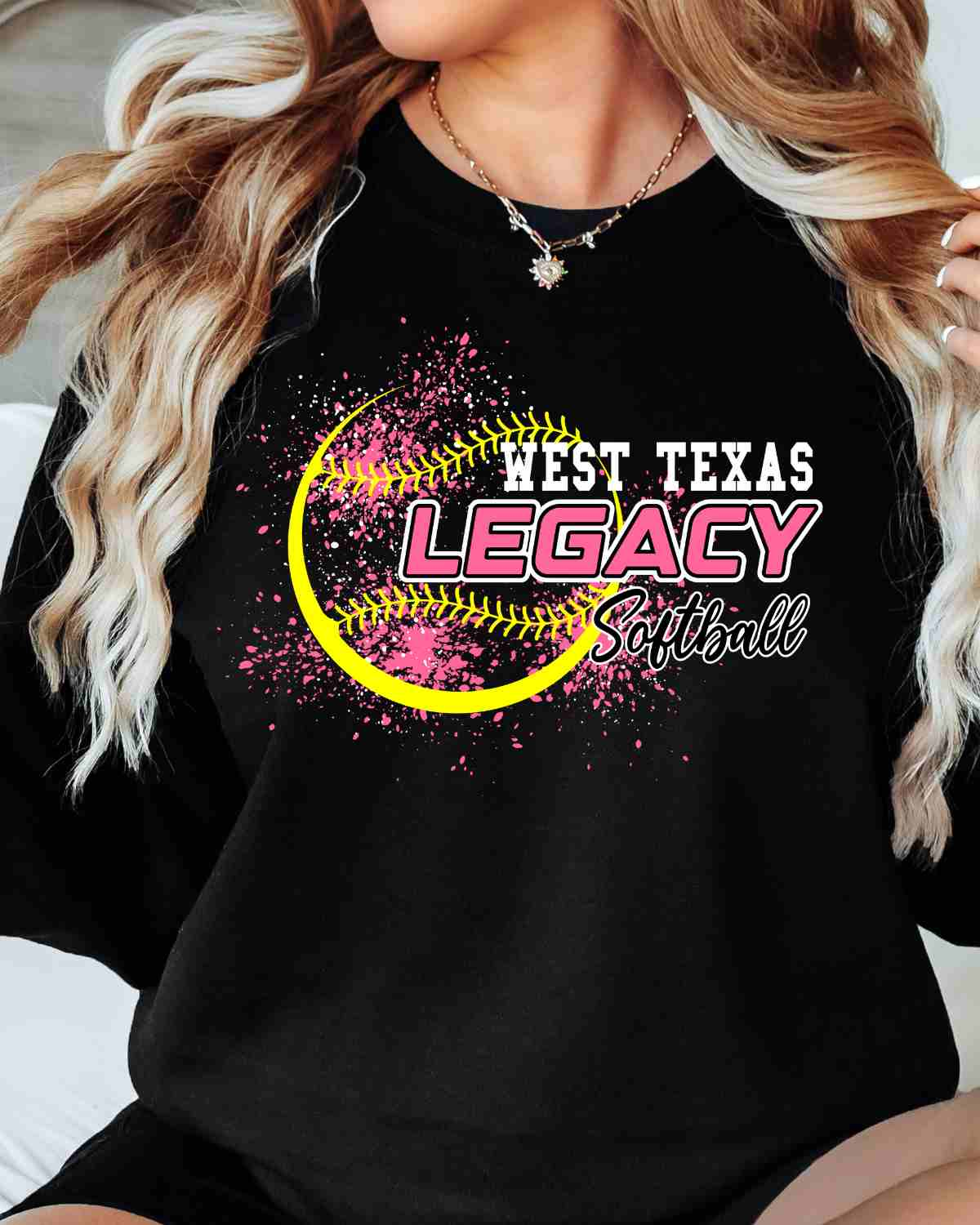 West Texas Legacy Softball Splatter DTF Transfer