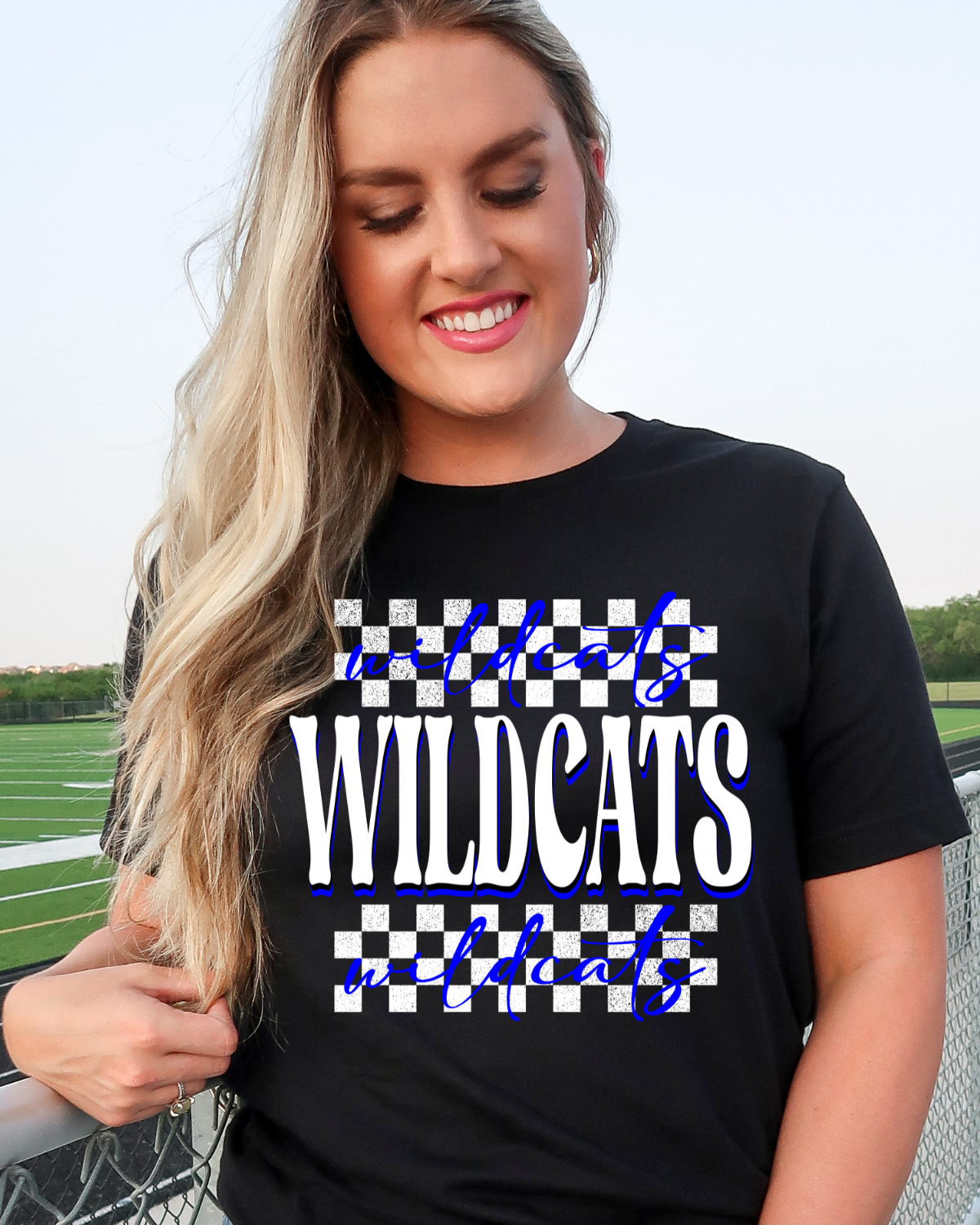 Wildcats Checkered DTF Transfer