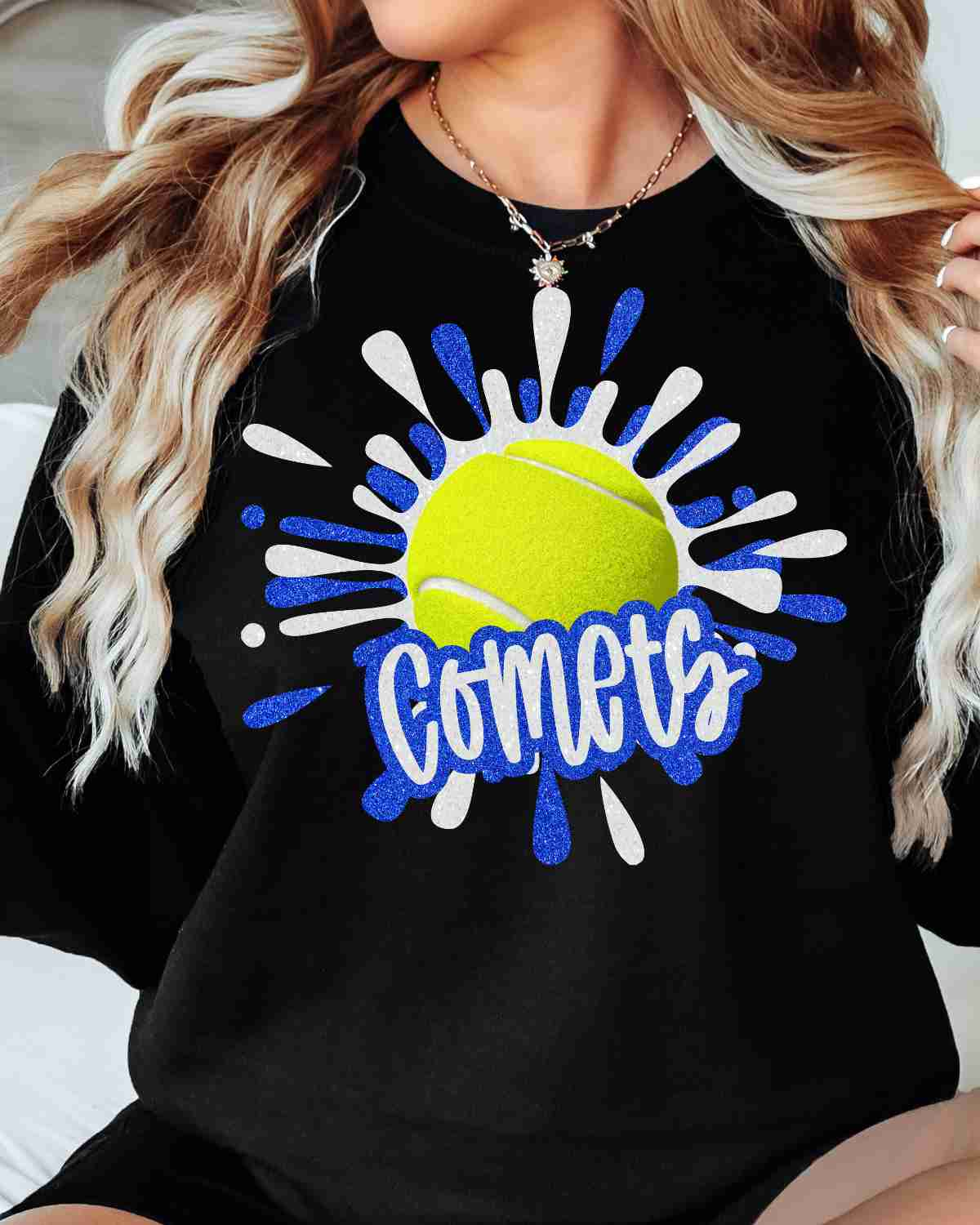 Comets Tennis Splatter DTF Transfer