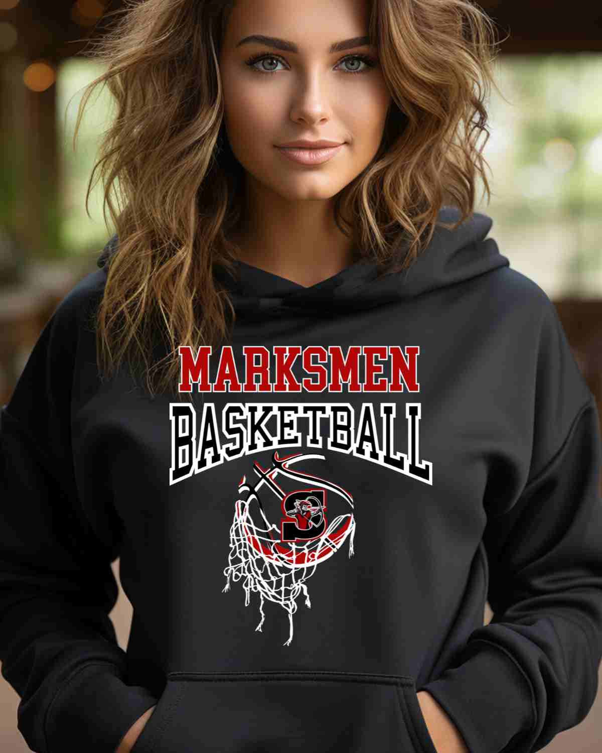 Marksmen Basketball Hanging Net DTF Transfer