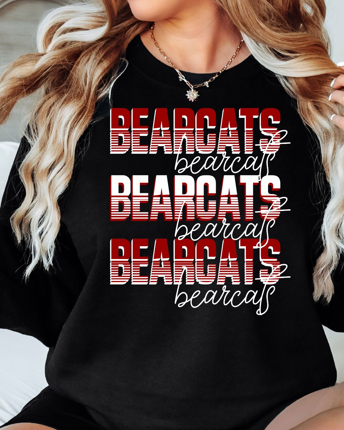 Bearcats Sliced Repeating DTF Transfer