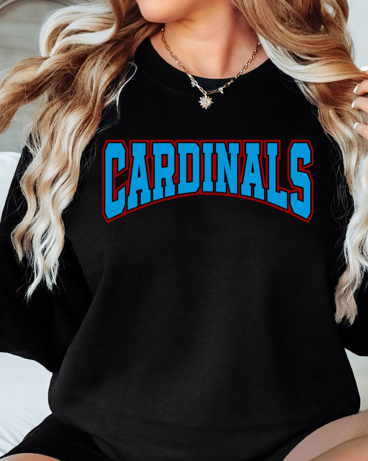 Cardinals Arched Word DTF Transfer