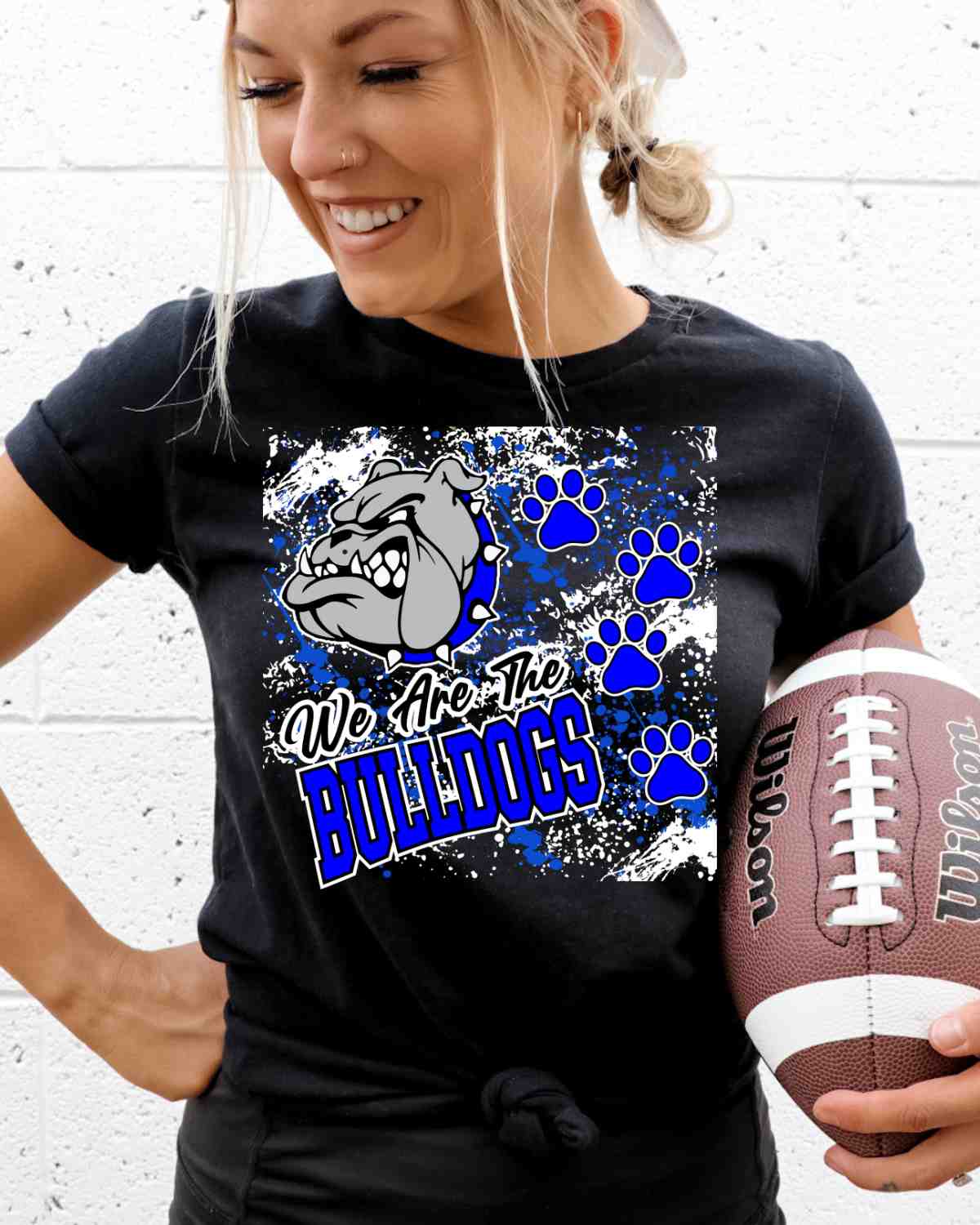 We Are The Bulldogs Splatter DTF Transfer