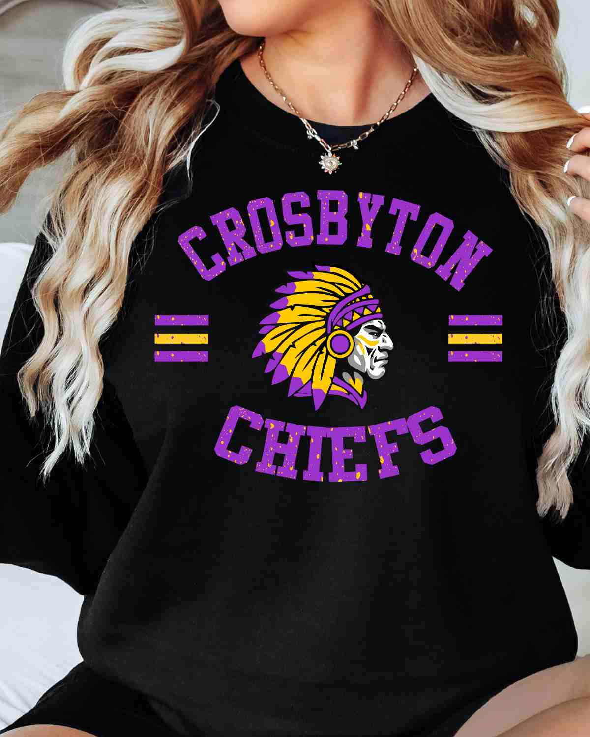 Crosbyton Chiefs Circle Logo DTF Transfer