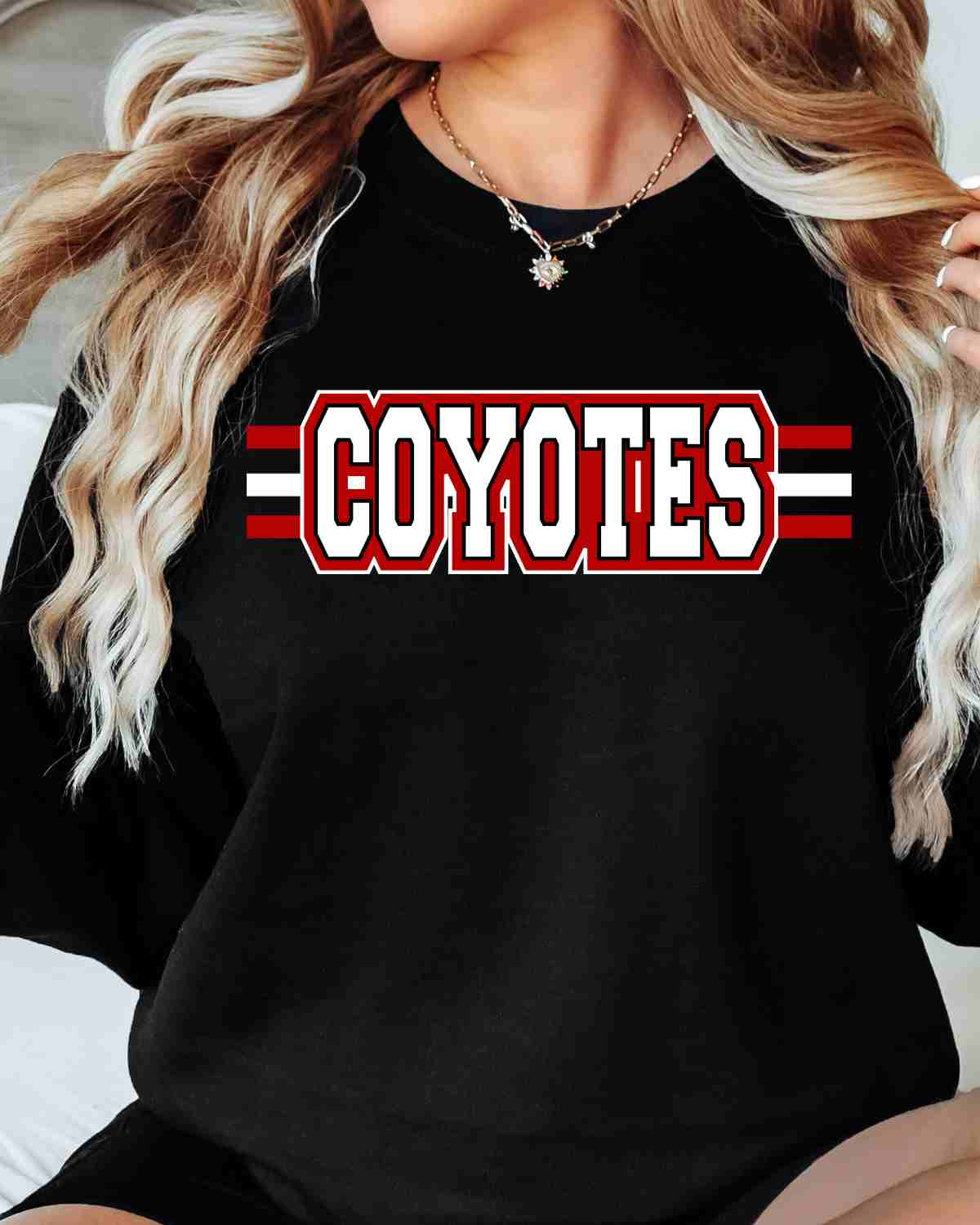 Coyotes Word Three Lines DTF Transfer