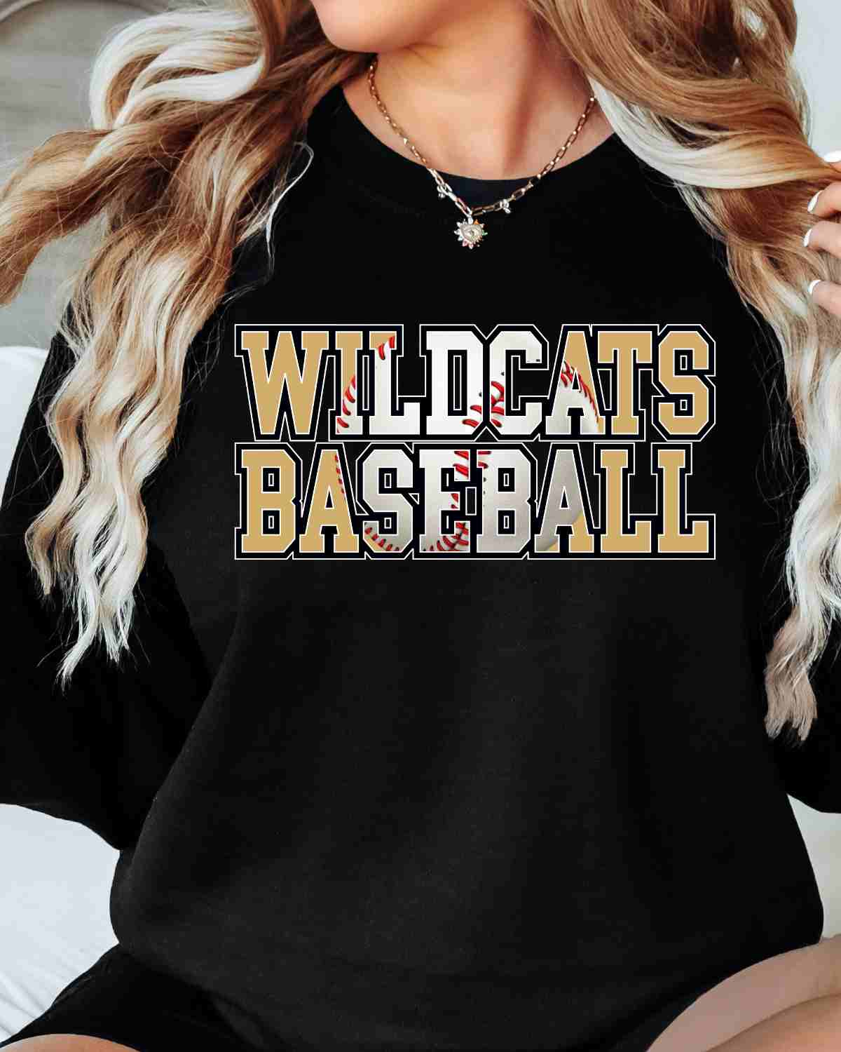 Wildcats Baseball Words DTF Transfer