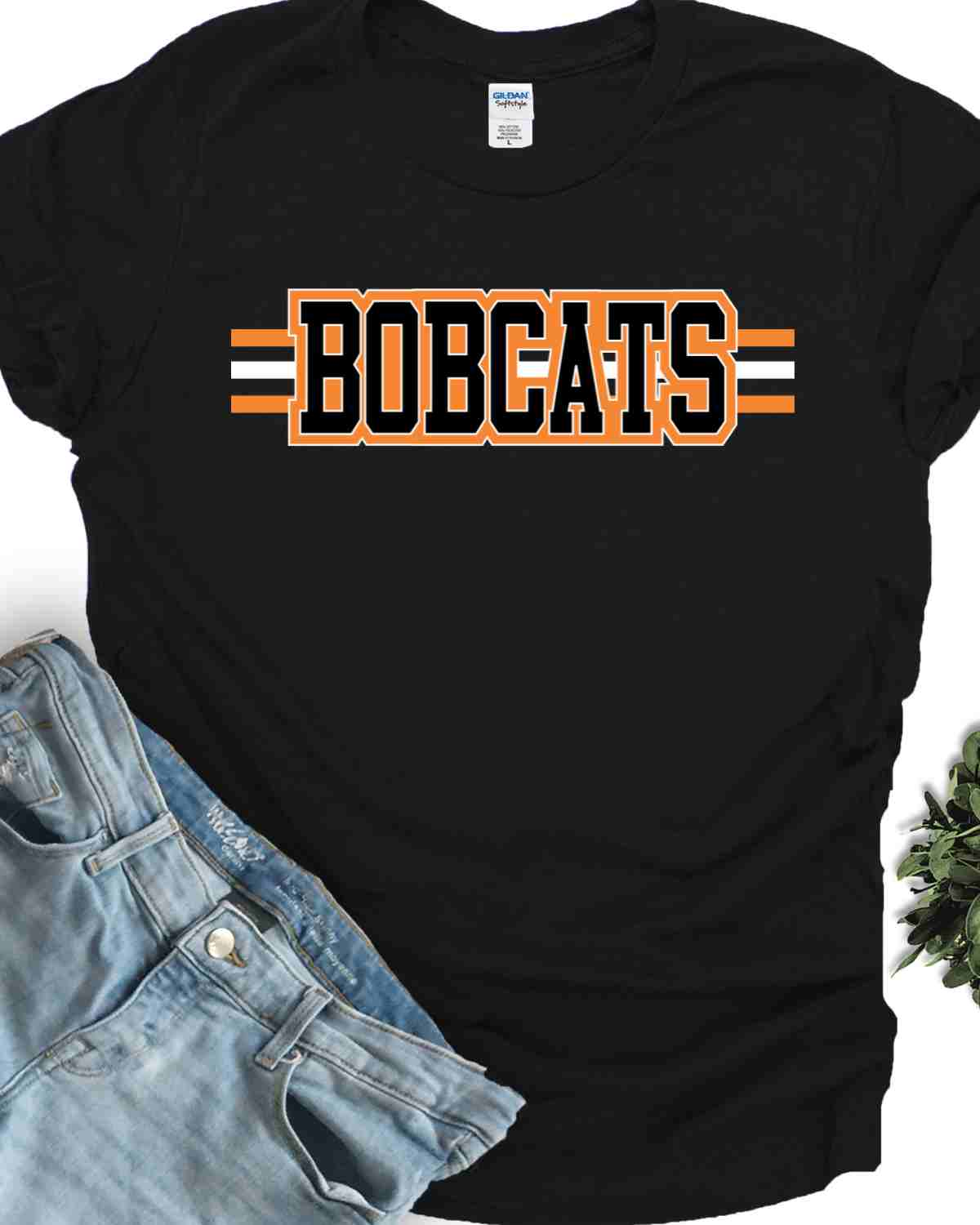 Bobcats Word with Lines DTF Transfer