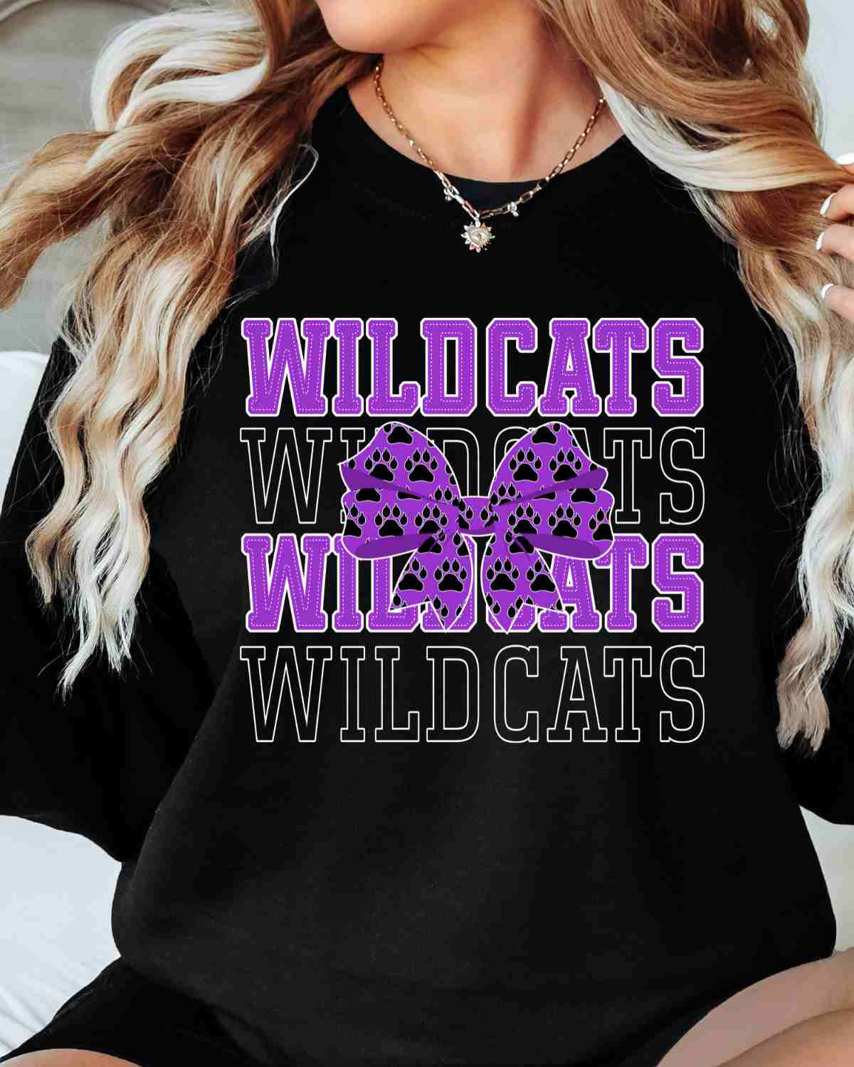 Wildcats Repeating Bow DTF Transfer