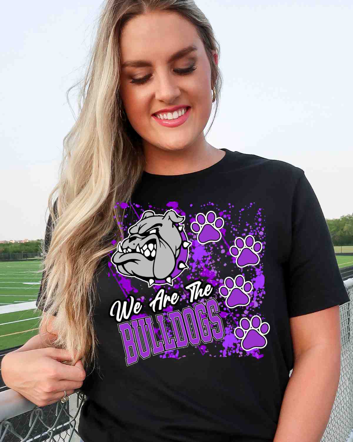 We Are The Bulldogs Splatter DTF Transfer