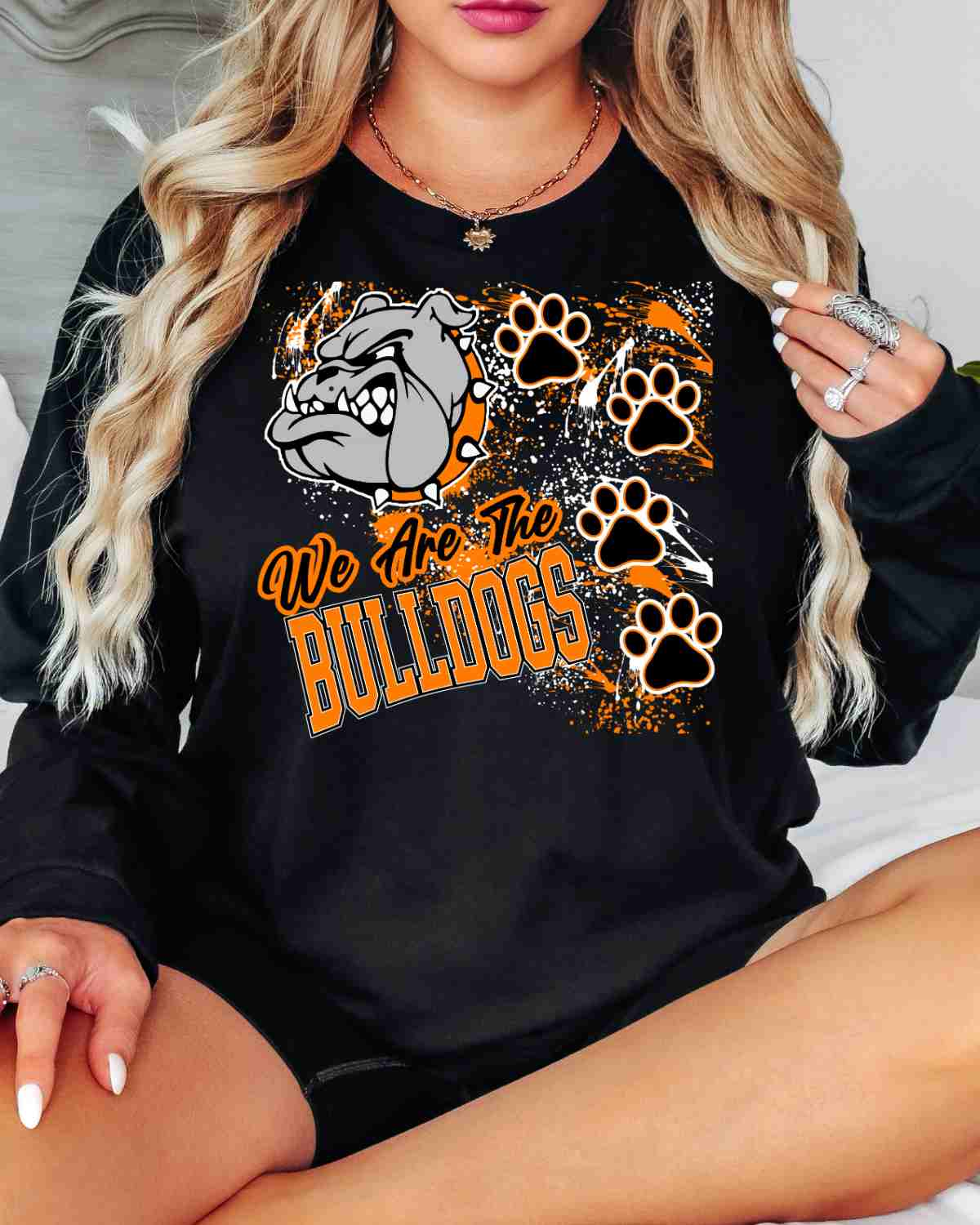 We Are The Bulldogs Splatter DTF Transfer