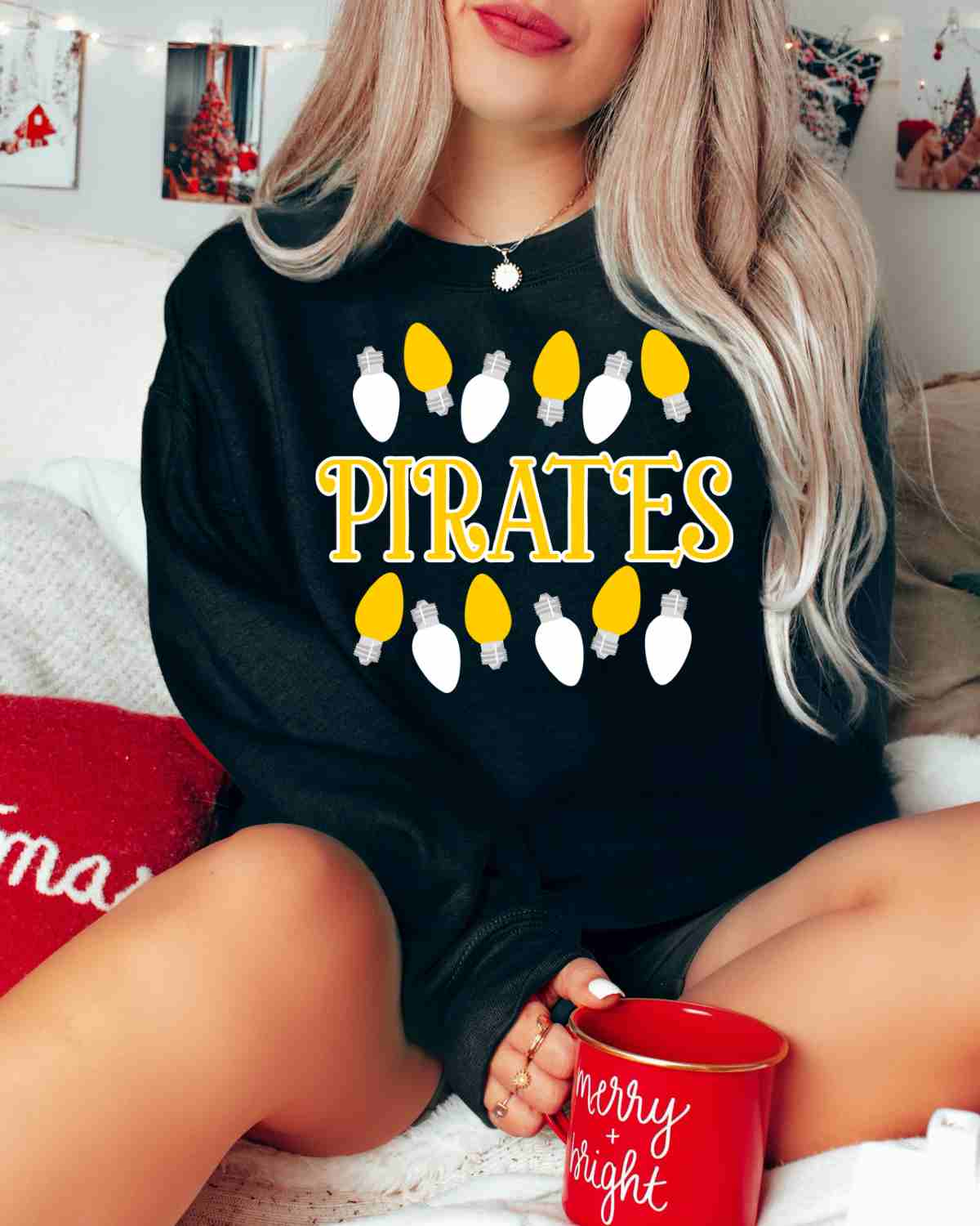 Pirates Christmas Lights DTF Transfer