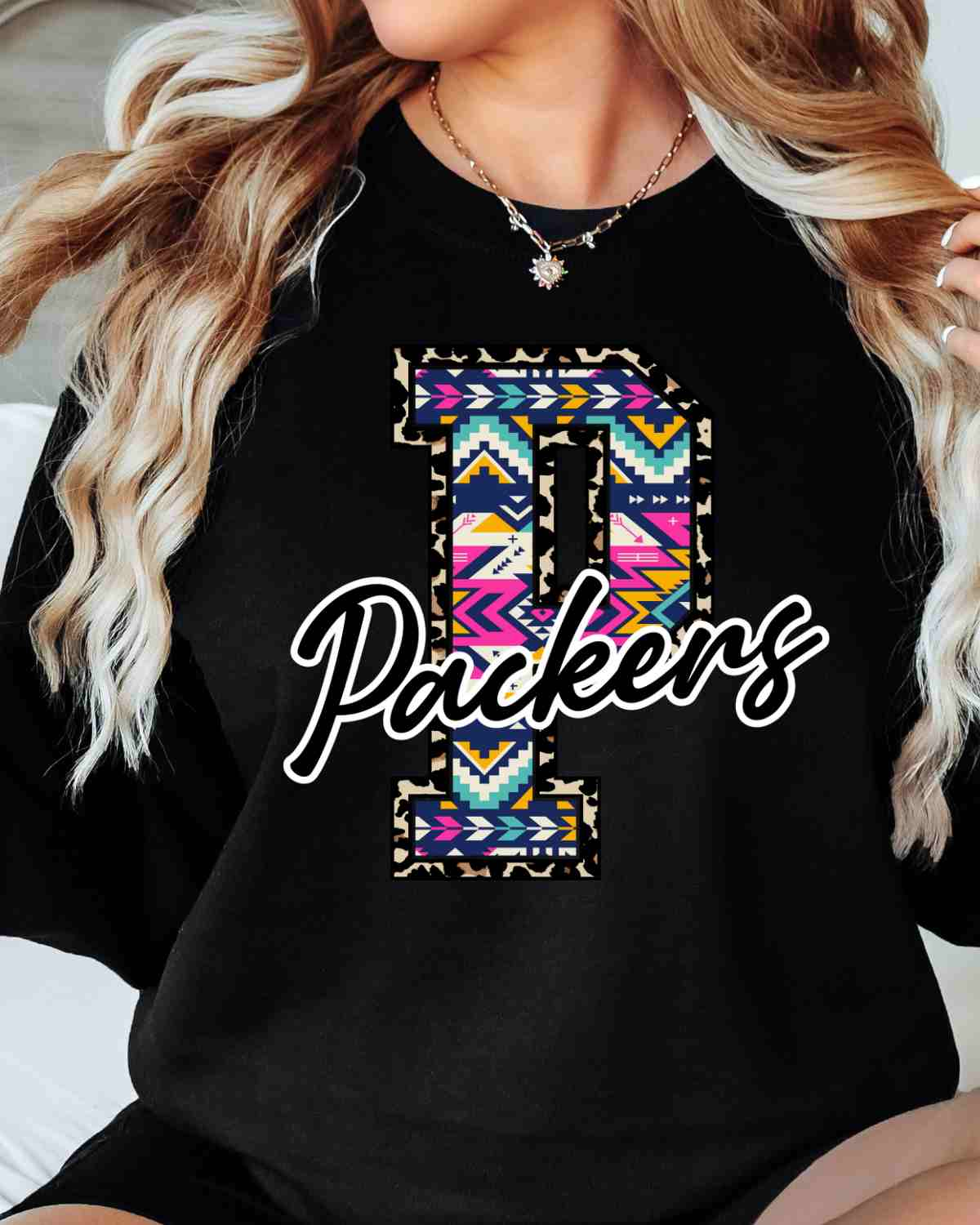 Packers Aztec Letter DTF Transfer