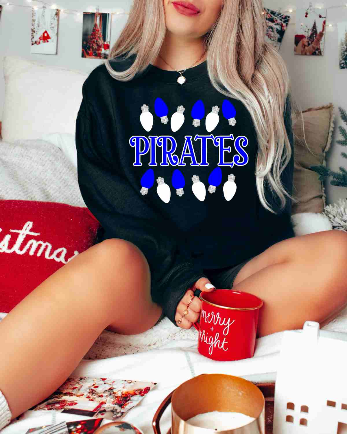 Pirates Christmas Lights DTF Transfer