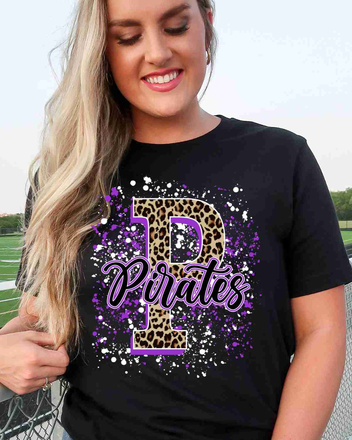 Pirates Letter Splatter DTF Transfer