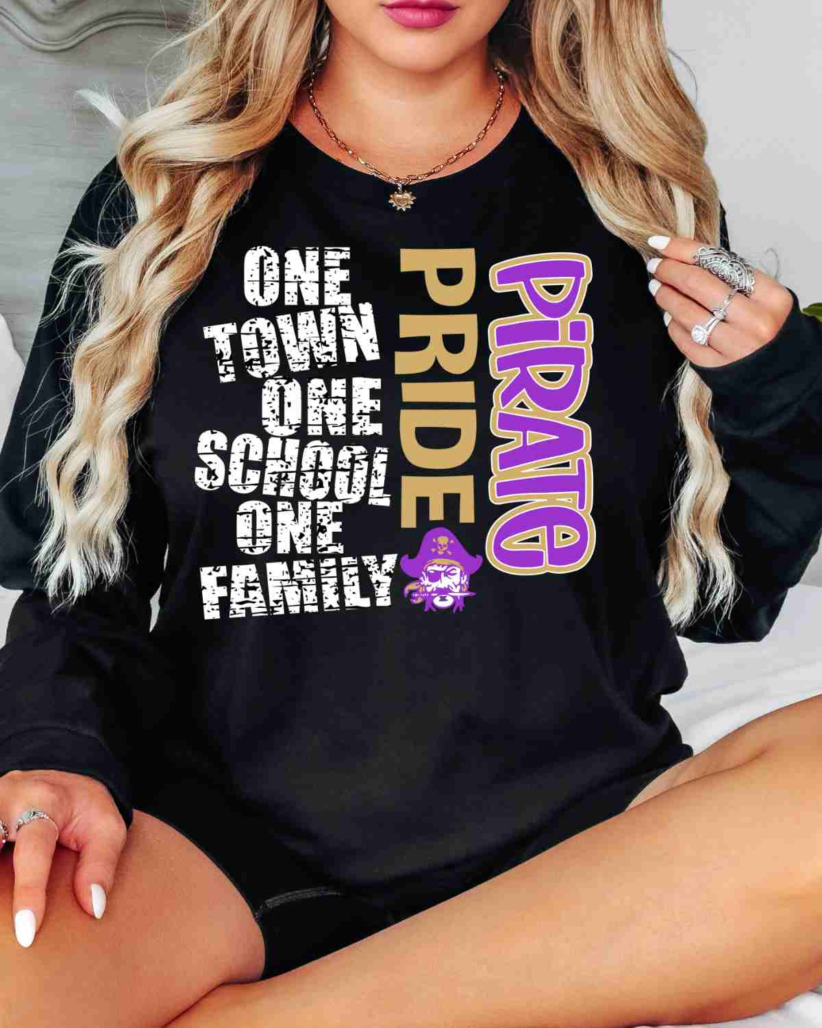 One Town One School Pirate Pride DTF Transfer