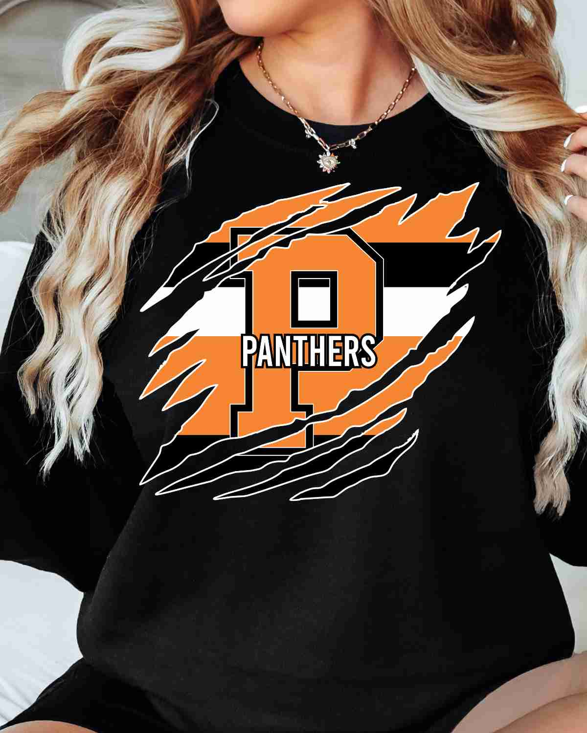 Panthers Swash Claw Mark DTF Transfer