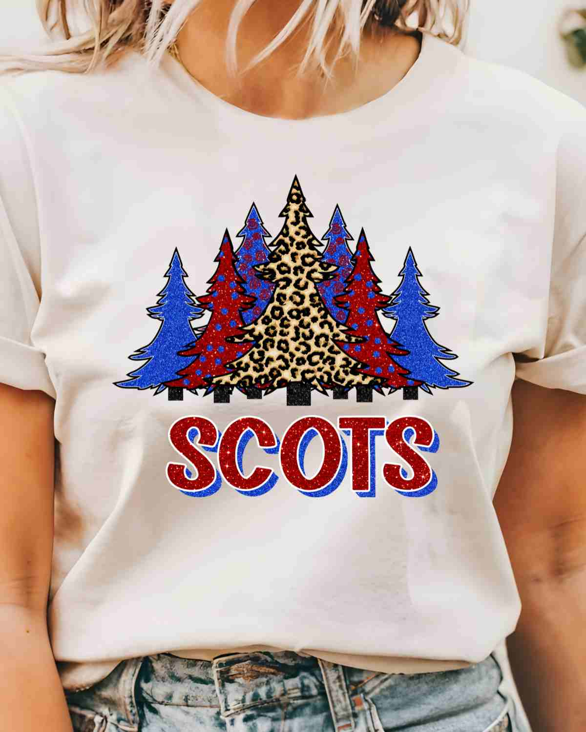 Scots Christmas Trees DTF Transfer