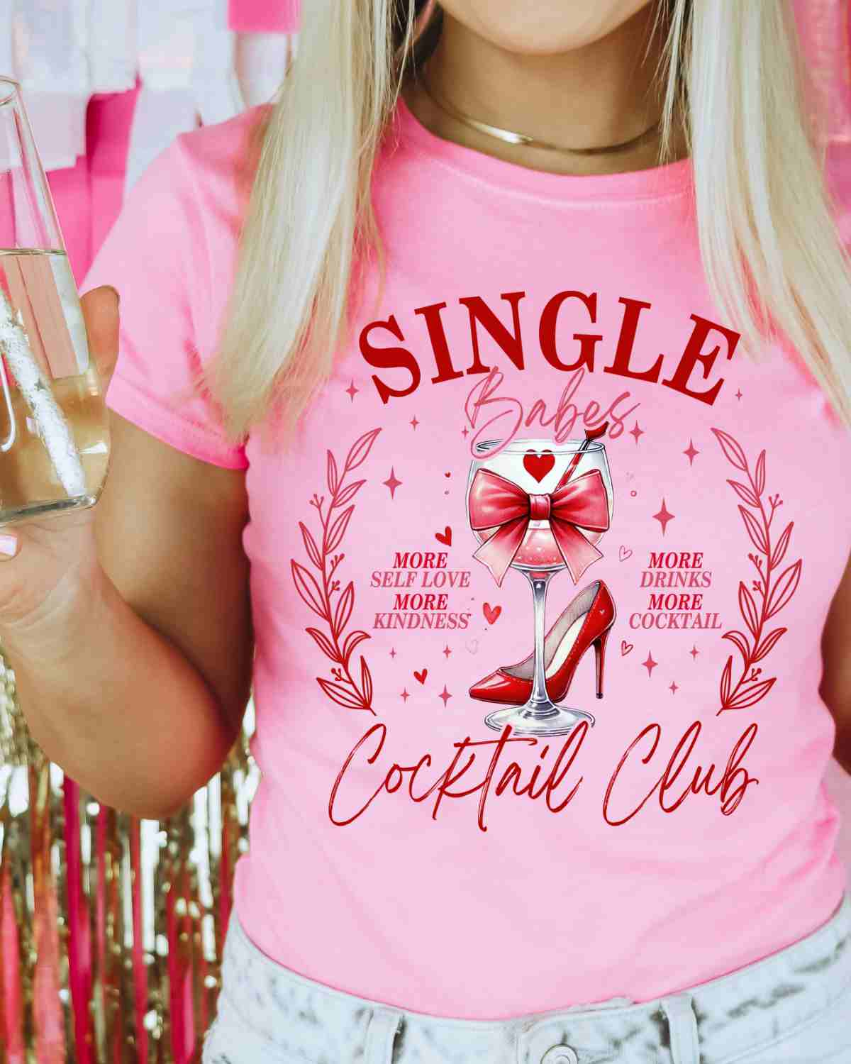 Single Babes Cocktail Club DTF Transfer