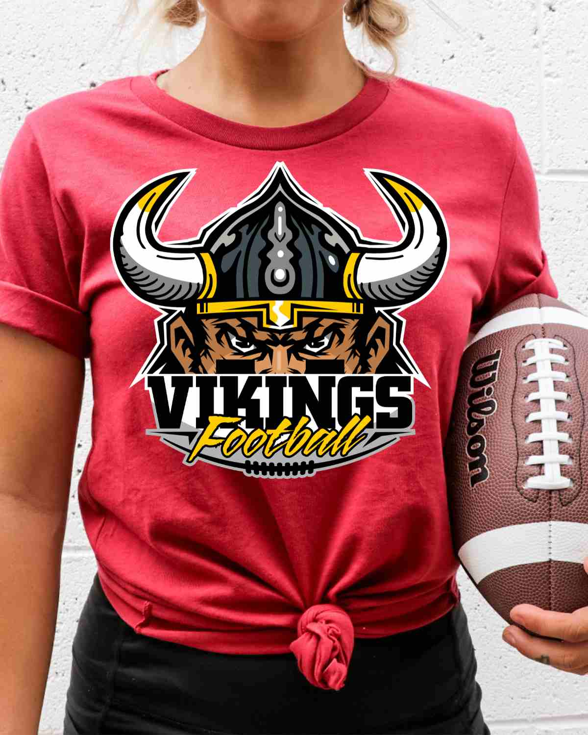 Vikings Football Mascot DTF Transfer