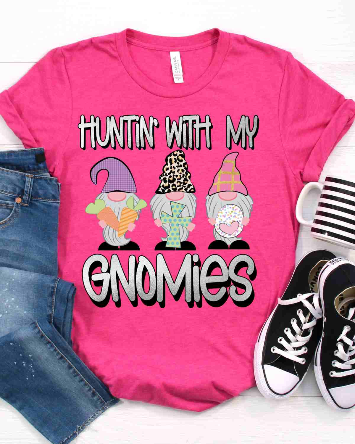 Huntin' with my Gnomies Easter DTF Transfer