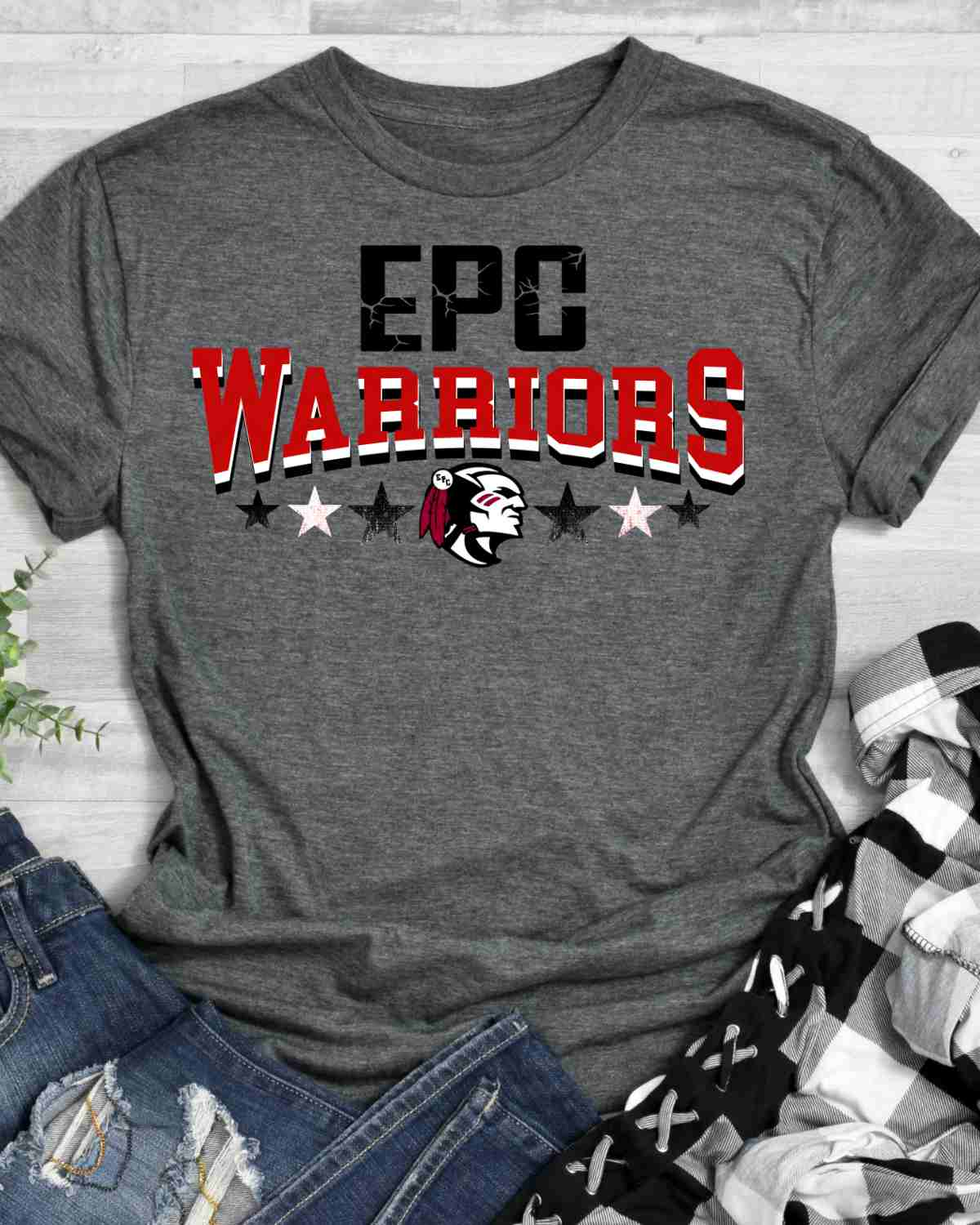 EPC Warriors Logo Stars DTF Transfer