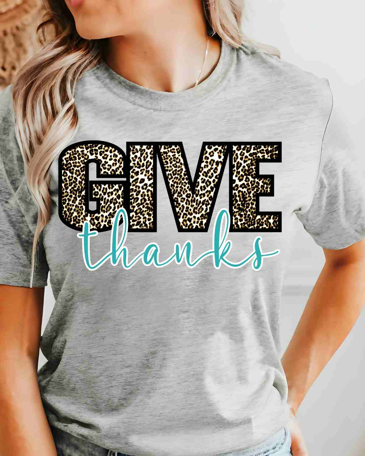 Give Thanks DTF Transfer