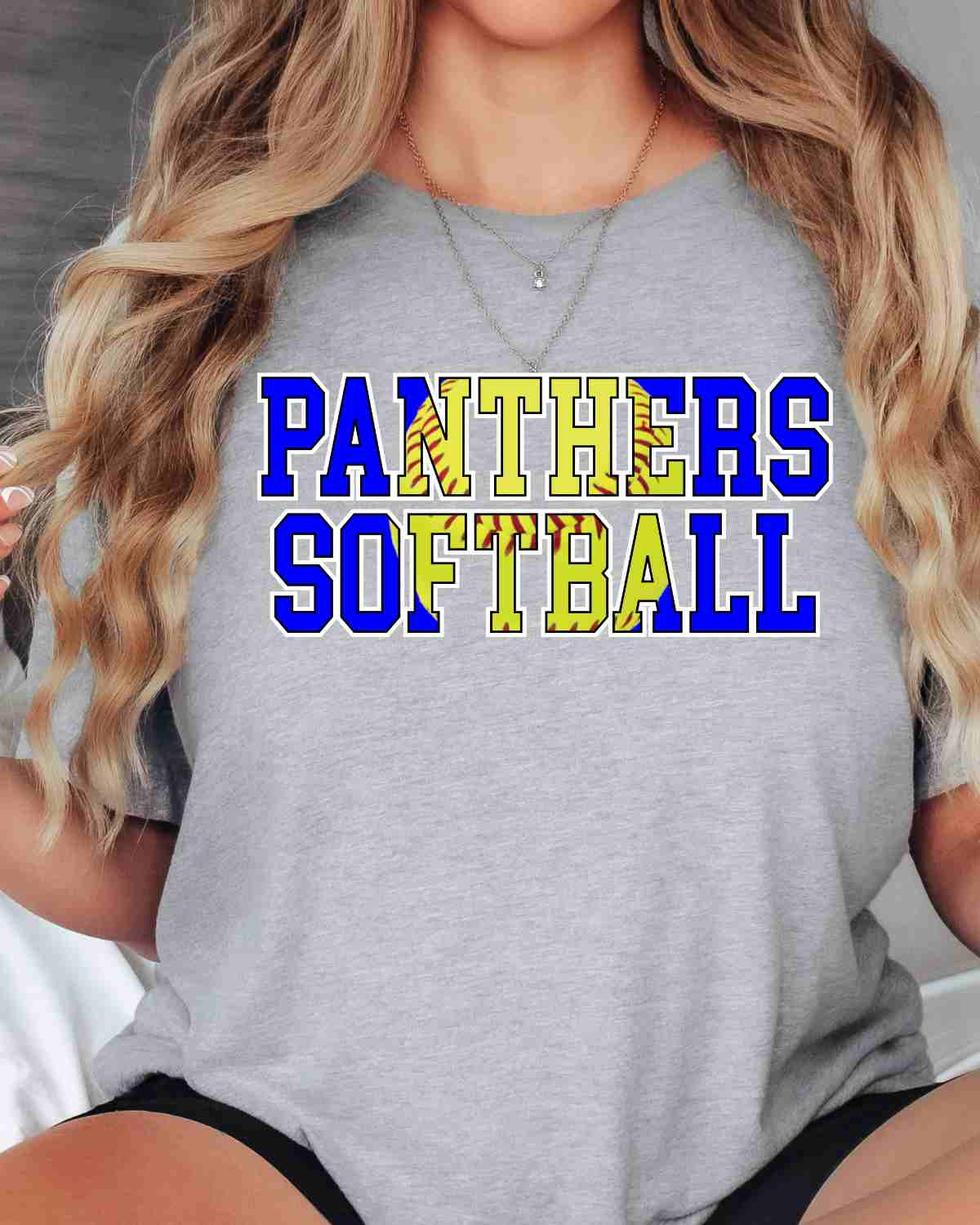 Panthers Softball Words DTF Transfer